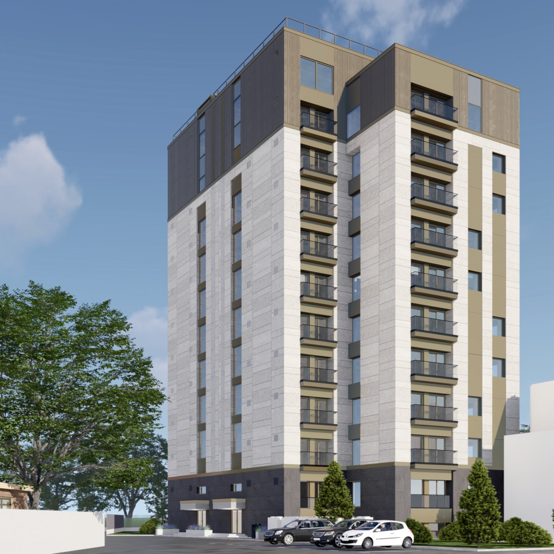 ANIF - Cladire de birouri - consolidare, remodelare fatada, recompartimentare