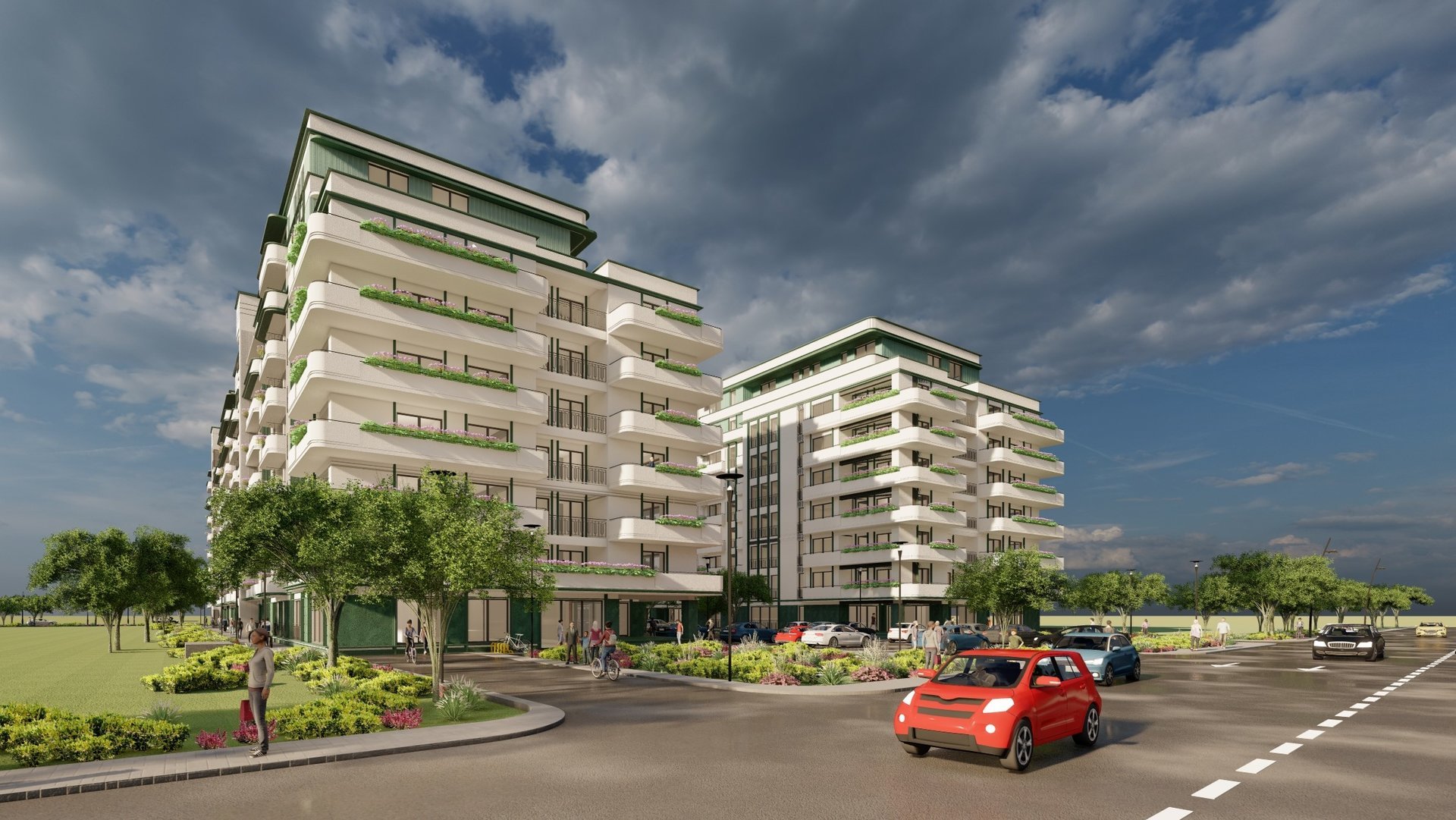 Image from the project gallery — the My Place Residence North complex, Pipera, Ilfov County, a PPAE project