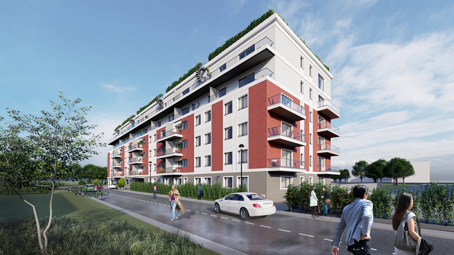 Imagine din galeria proiectului — clădirea de apartamente Golden Jaraso din Pipera, proiect PPAE
