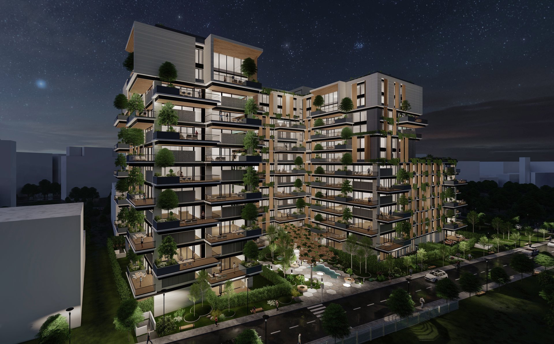 New Sky Apartments - Apartment Building