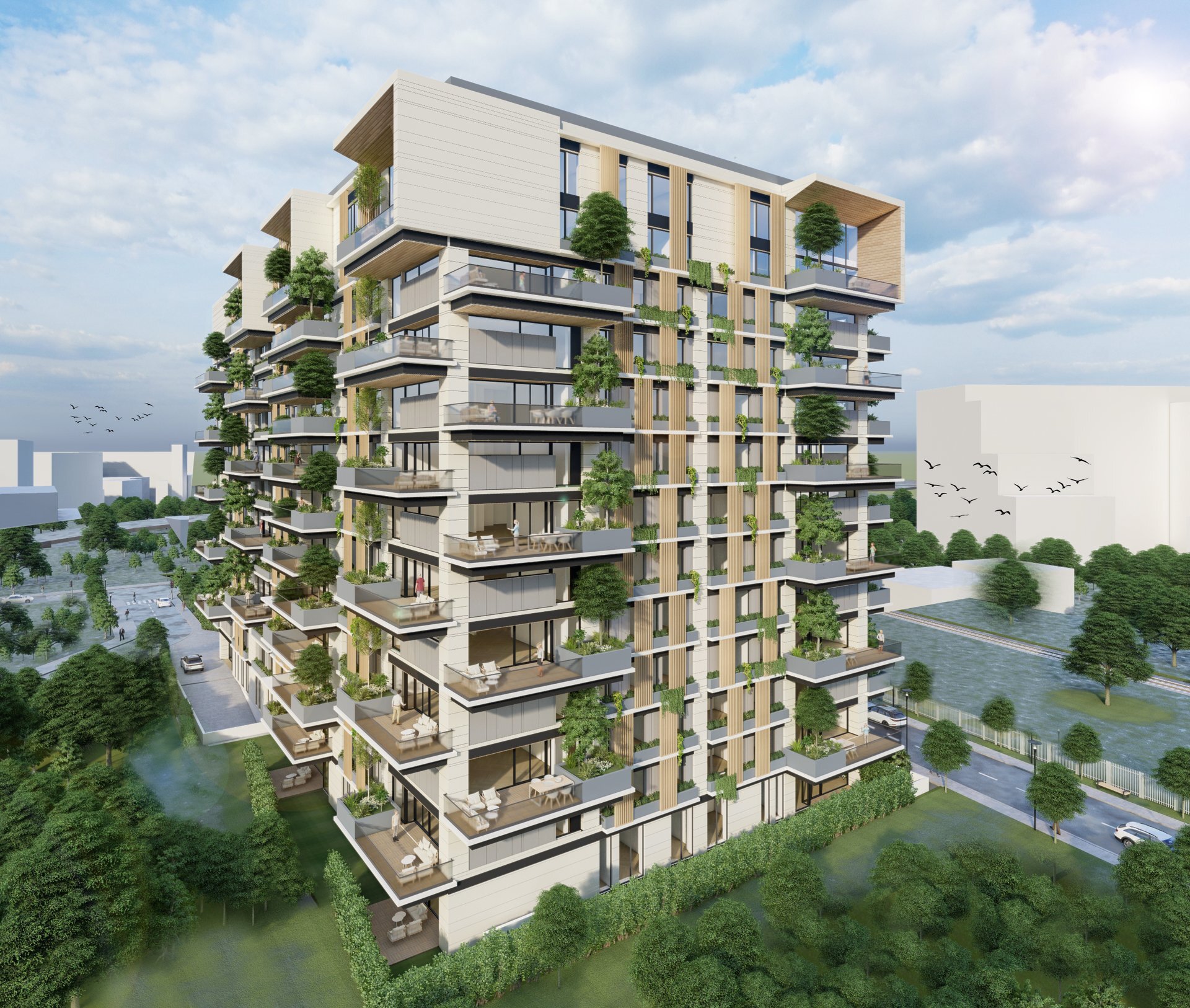 New Sky Apartments - Apartment Building