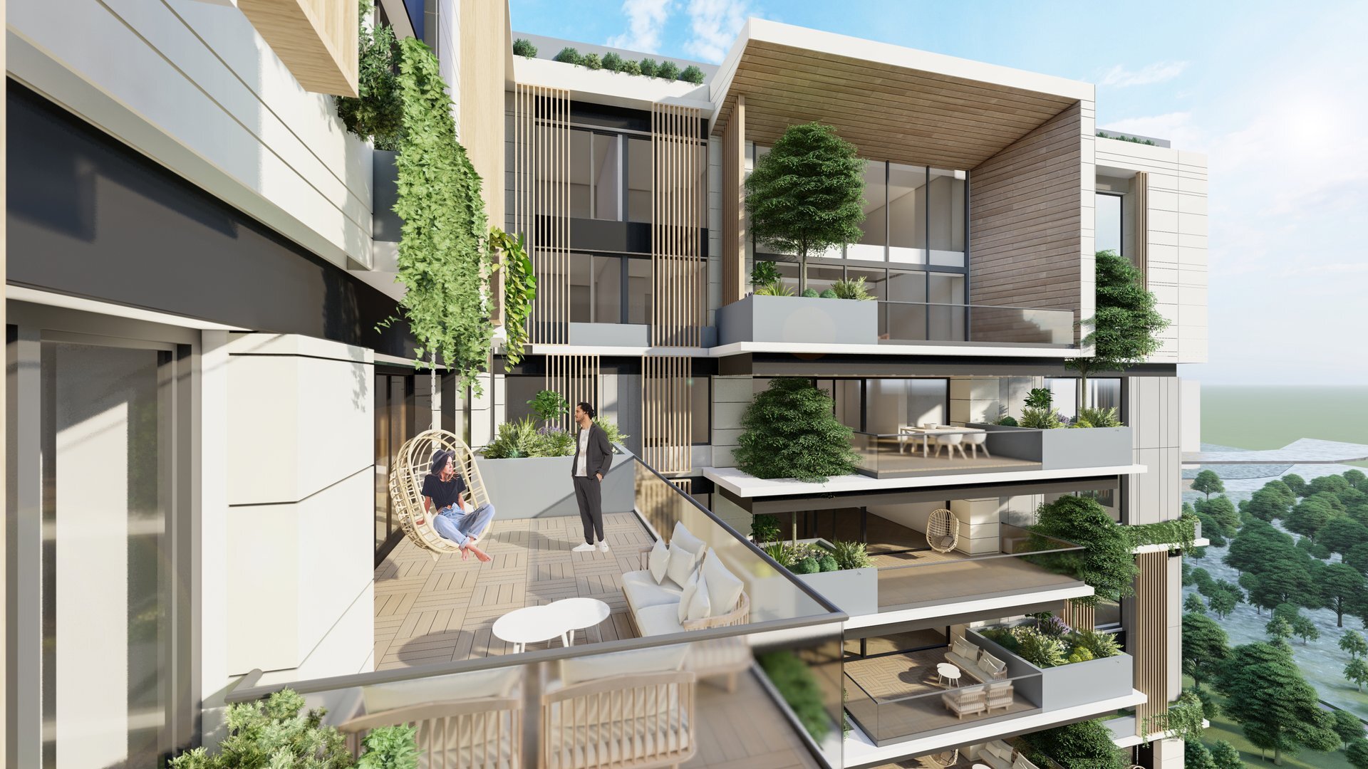 New Sky Apartments - Apartment Building