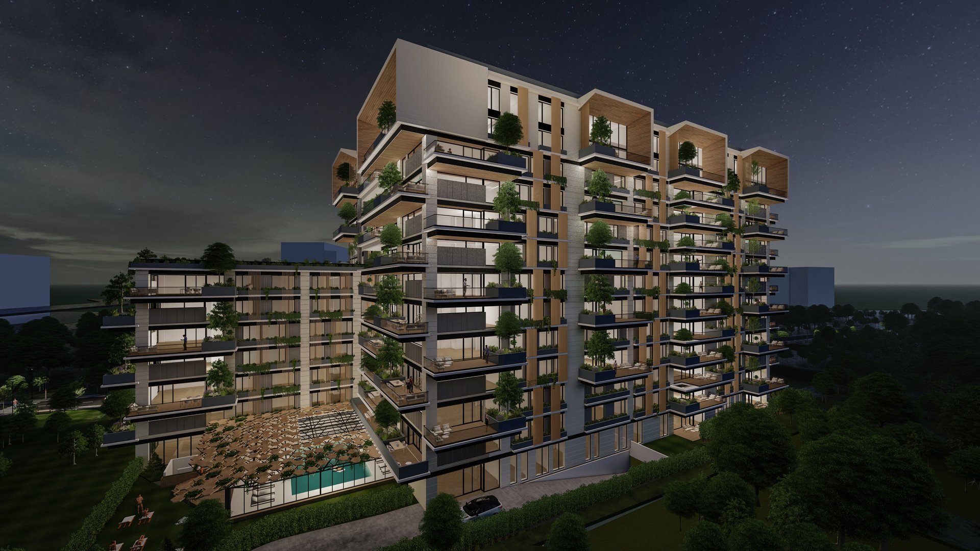New Sky Apartments - Apartment Building