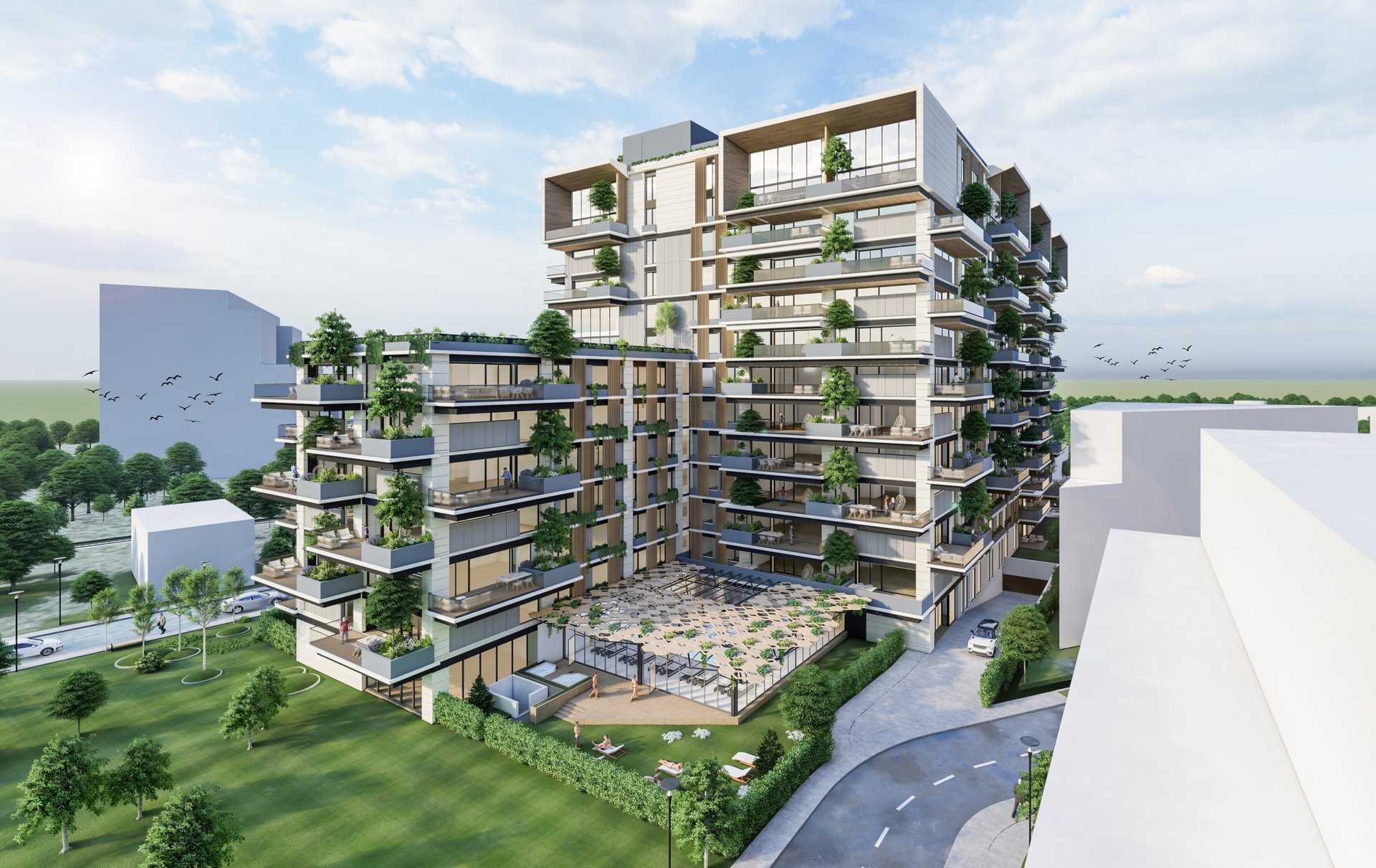 New Sky Apartments - Apartment Building