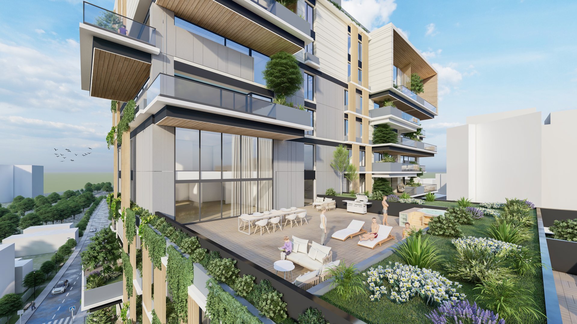 New Sky Apartments - Apartment Building