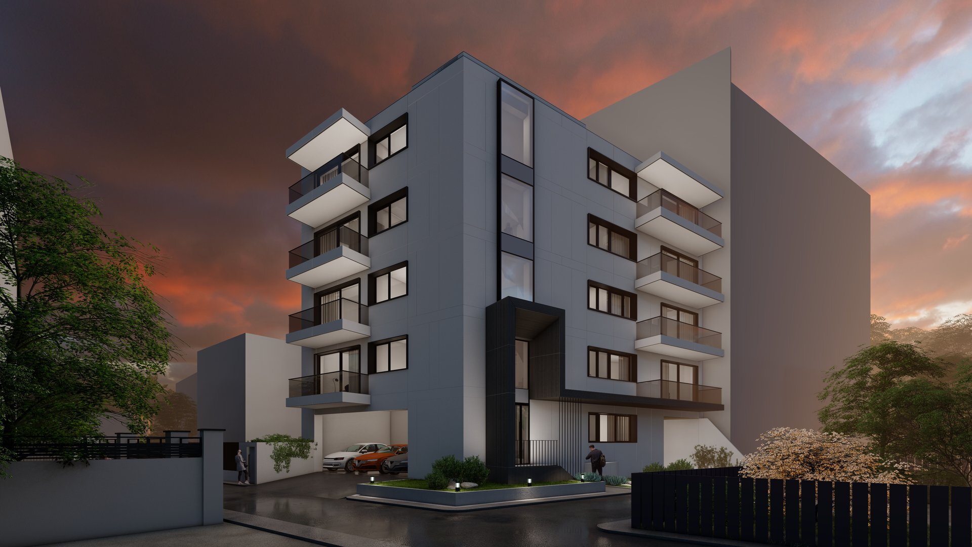 Ro - Cladire cu apartamente