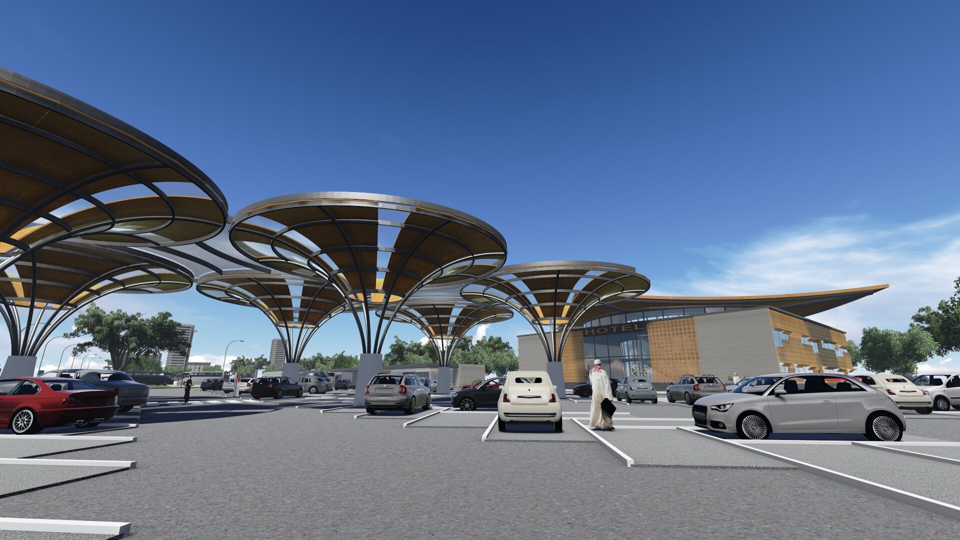 Primaria Mary, Turkmenistan - Design poduri, stație carburanți, hotel, stație autobuz