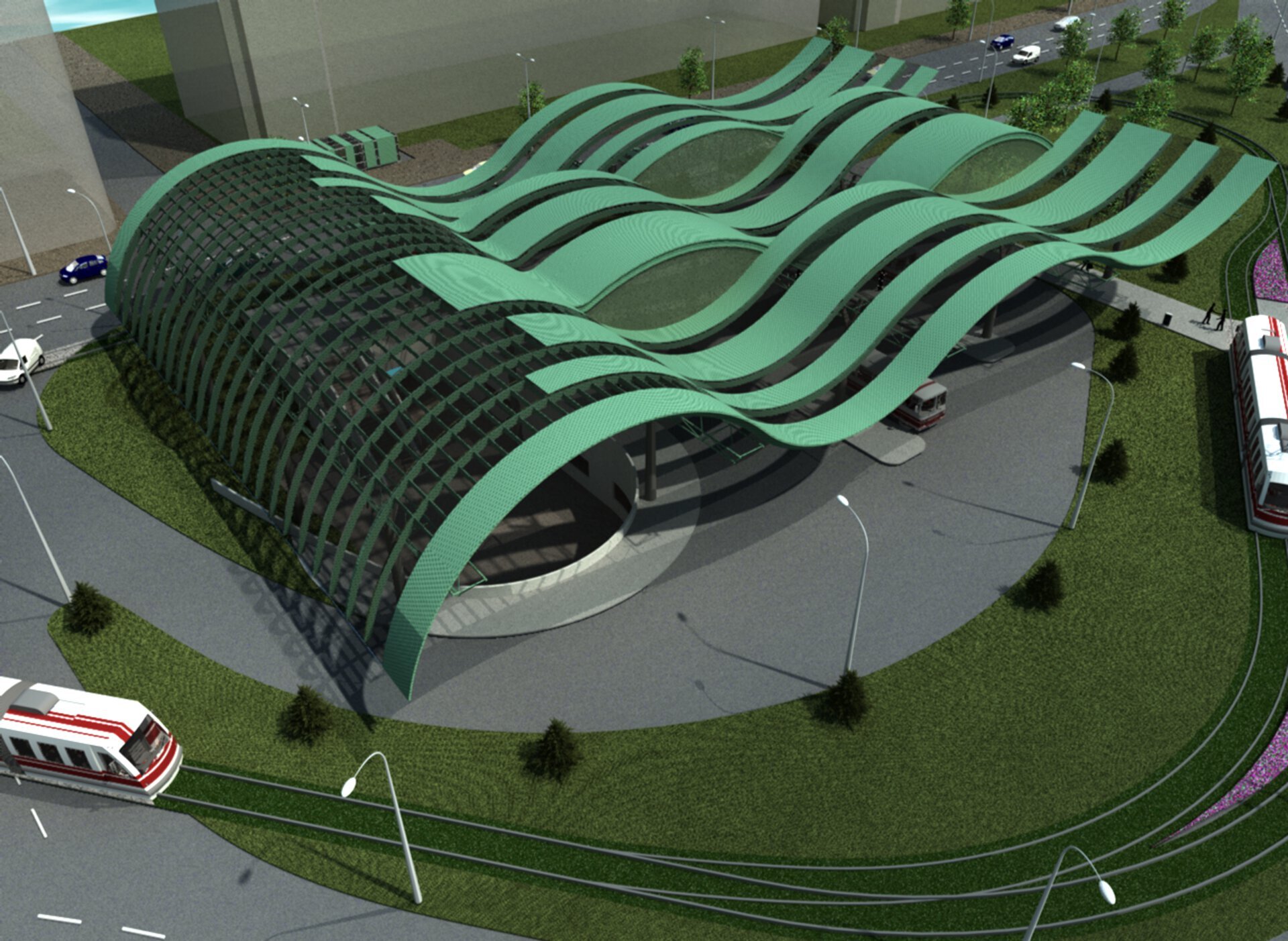Primaria Municipiului București - Terminal multimodal și park&ride