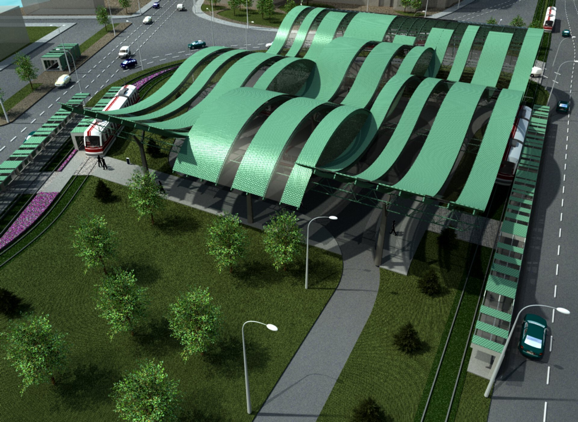 Primaria Municipiului București - Terminal multimodal și park&ride